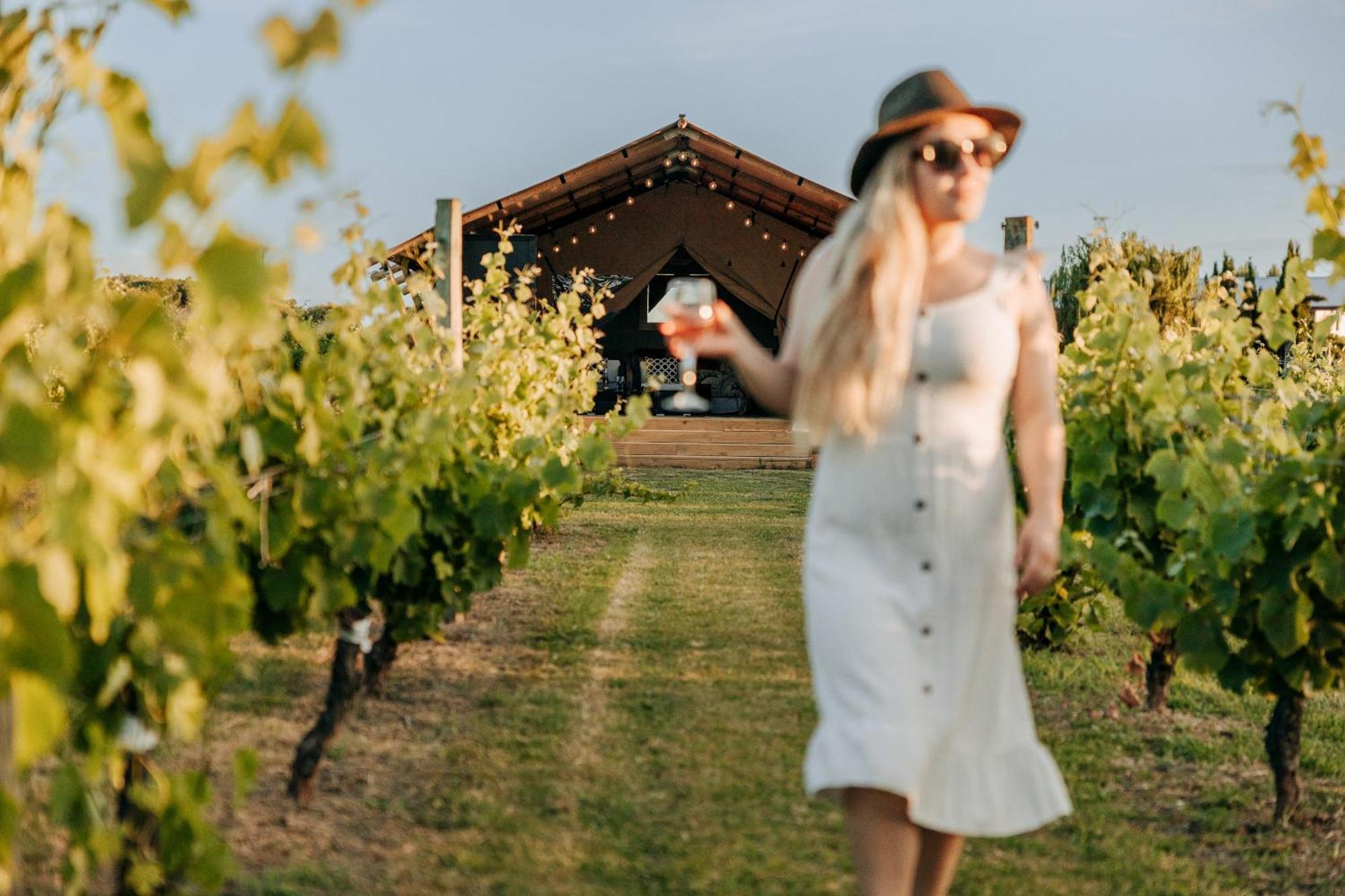 Villas & Vines Glamping Hastings Luaran gambar