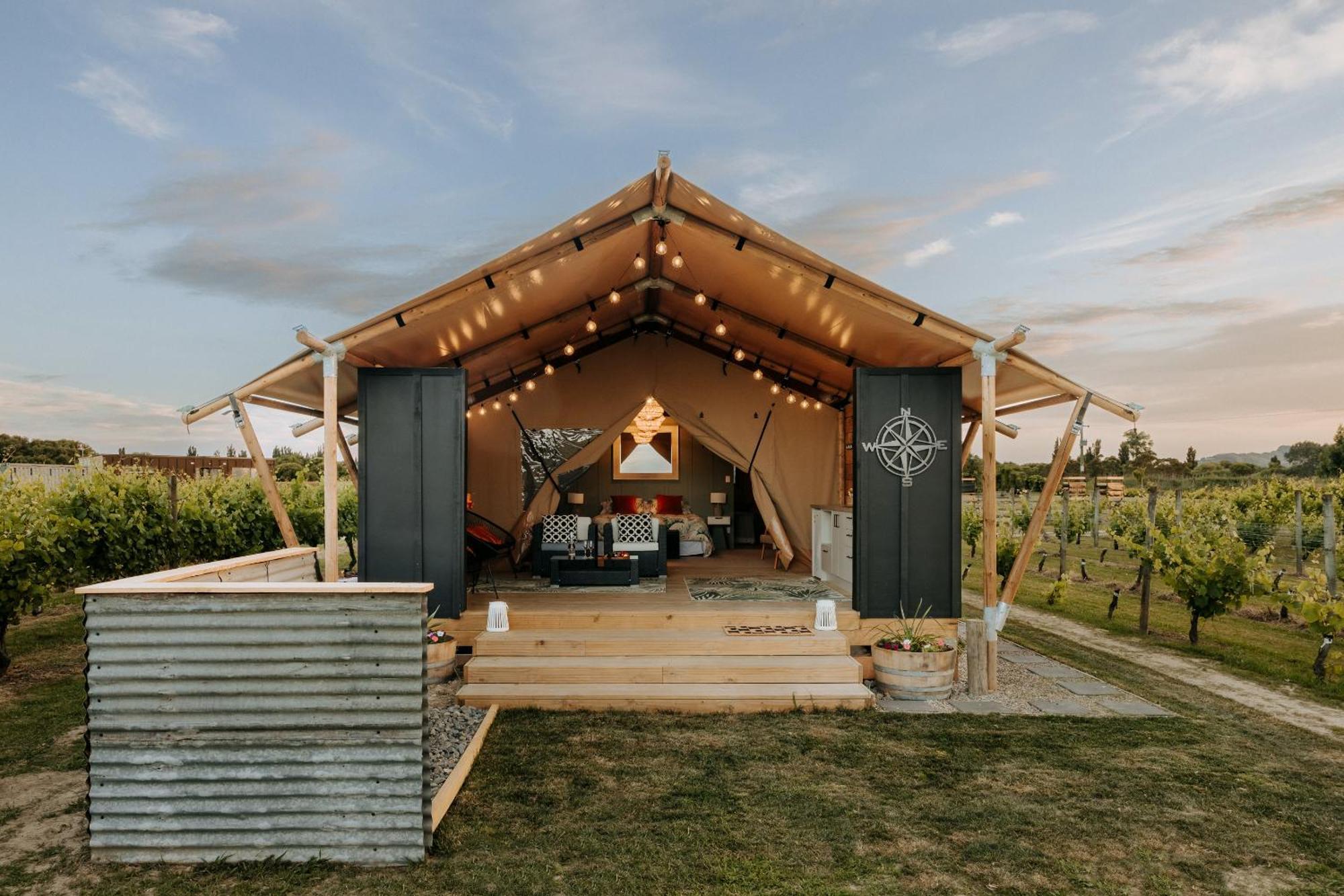 Villas & Vines Glamping Hastings Luaran gambar