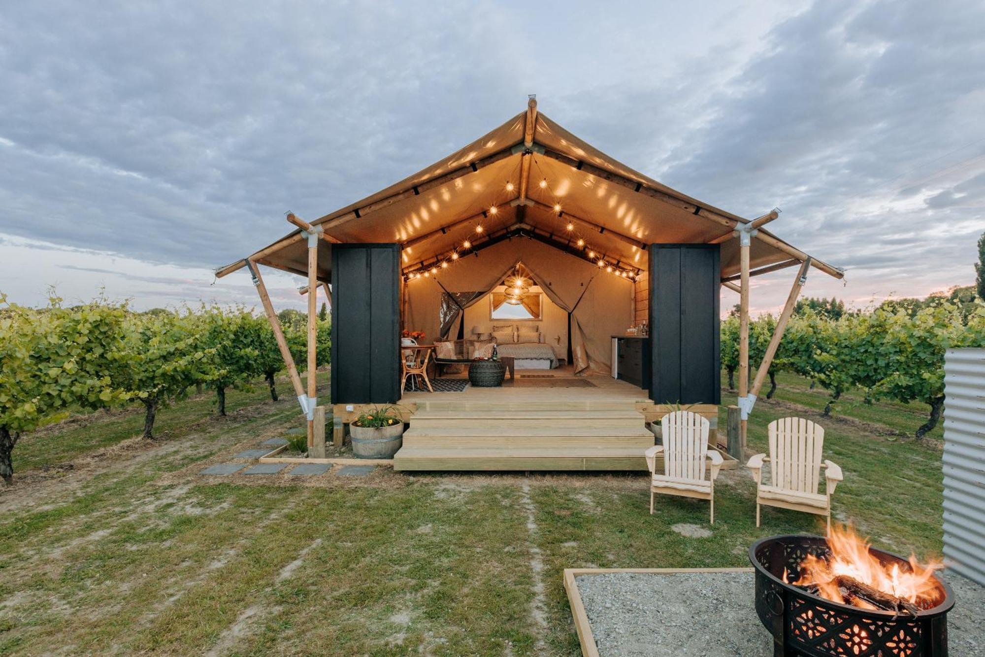 Villas & Vines Glamping Hastings Luaran gambar