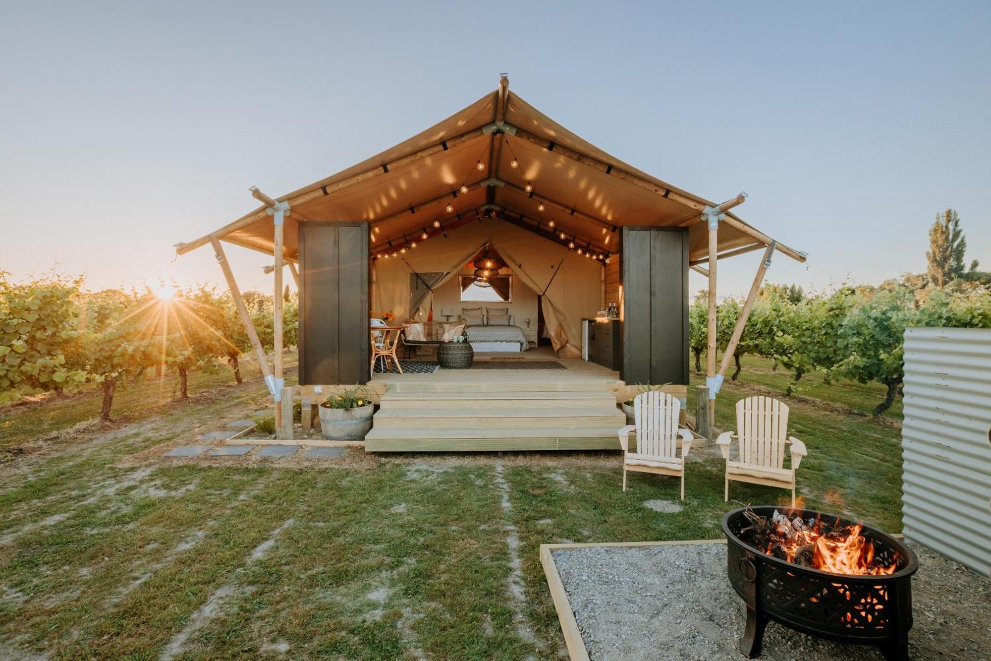 Villas & Vines Glamping Hastings Luaran gambar